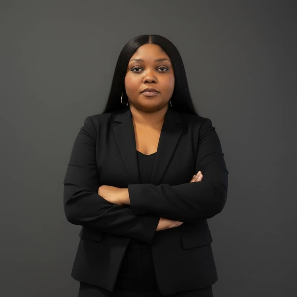 Portrait of Glory Akowe, Founder and Chief Executive Officer of Elleon Management